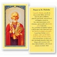 thumbnail image 1 of Saint Nicholas Laminated Catholic Prayer Holy Card with Prayer on Back, Pack of 25, 1 of 7