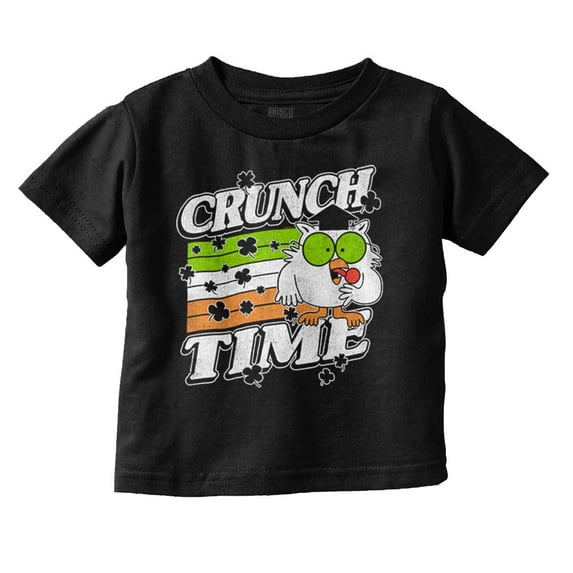 Saint Paddys Crunch Time Tootsie Owl Toddler Boy Girl T Shirt Infant Toddler Brisco Brands 5T