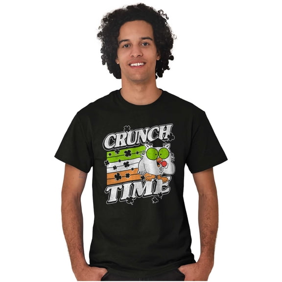 Saint Paddys Crunch Time Tootsie Owl Unisex Plus Size Graphic Tee Brisco Brands 3X