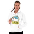 thumbnail image 1 of Saint Paddys Lucky Tootsie Pop Owl Hoodie Sweatshirt Women Men Brisco Brands X, 1 of 6