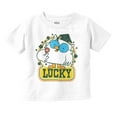 thumbnail image 1 of Saint Paddys Lucky Tootsie Pop Owl Toddler Boy Girl T Shirt Infant Toddler Brisco Brands 24M, 1 of 6