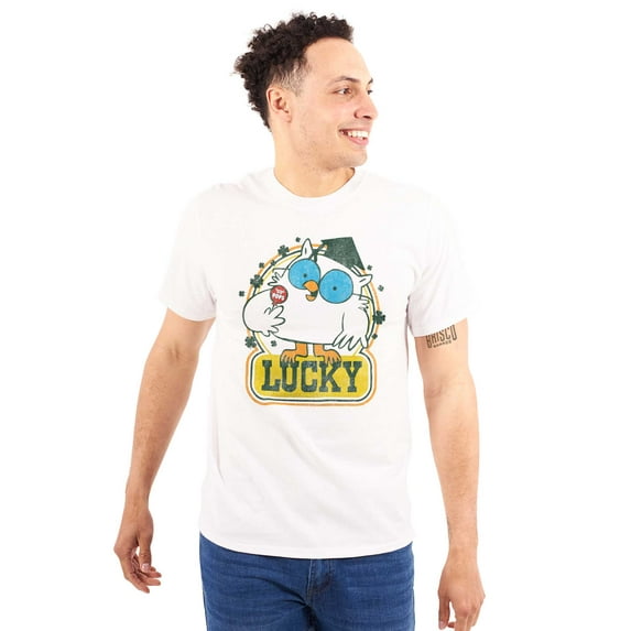 Saint Paddys Lucky Tootsie Pop Owl Unisex Plus Size Graphic Tee Brisco Brands 5X