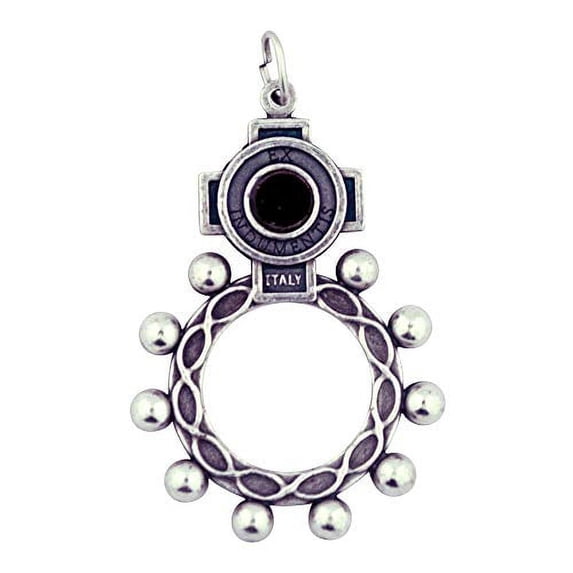 Saint Padre Pio Rosary Ring | Features Cloth Piece from The Saint