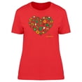 thumbnail image 1 of Saint Patrick Heart Doodles T-Shirt Women -Image by Shutterstock, Female XX-Large, 1 of 2