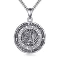 thumbnail image 1 of Saint Patrick Necklace Sterling Silver Religious Protector Pendant St Patrick Jewelry Gifts for Women Men, 1 of 6