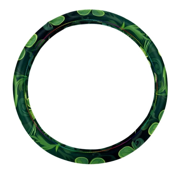 Saint Patrick's Day 14.5 Inch Printing PVC Leather Car Wheel Cover Auto Accessories