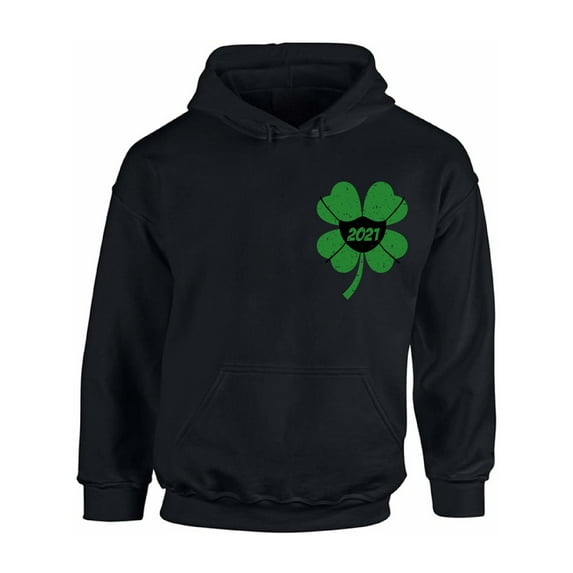 Saint Patrick's Day 2021 Hoodie Lucky Irish Humorous Toilet Paper Graphic Pattys Day Men Women Hooded Sweatshirt