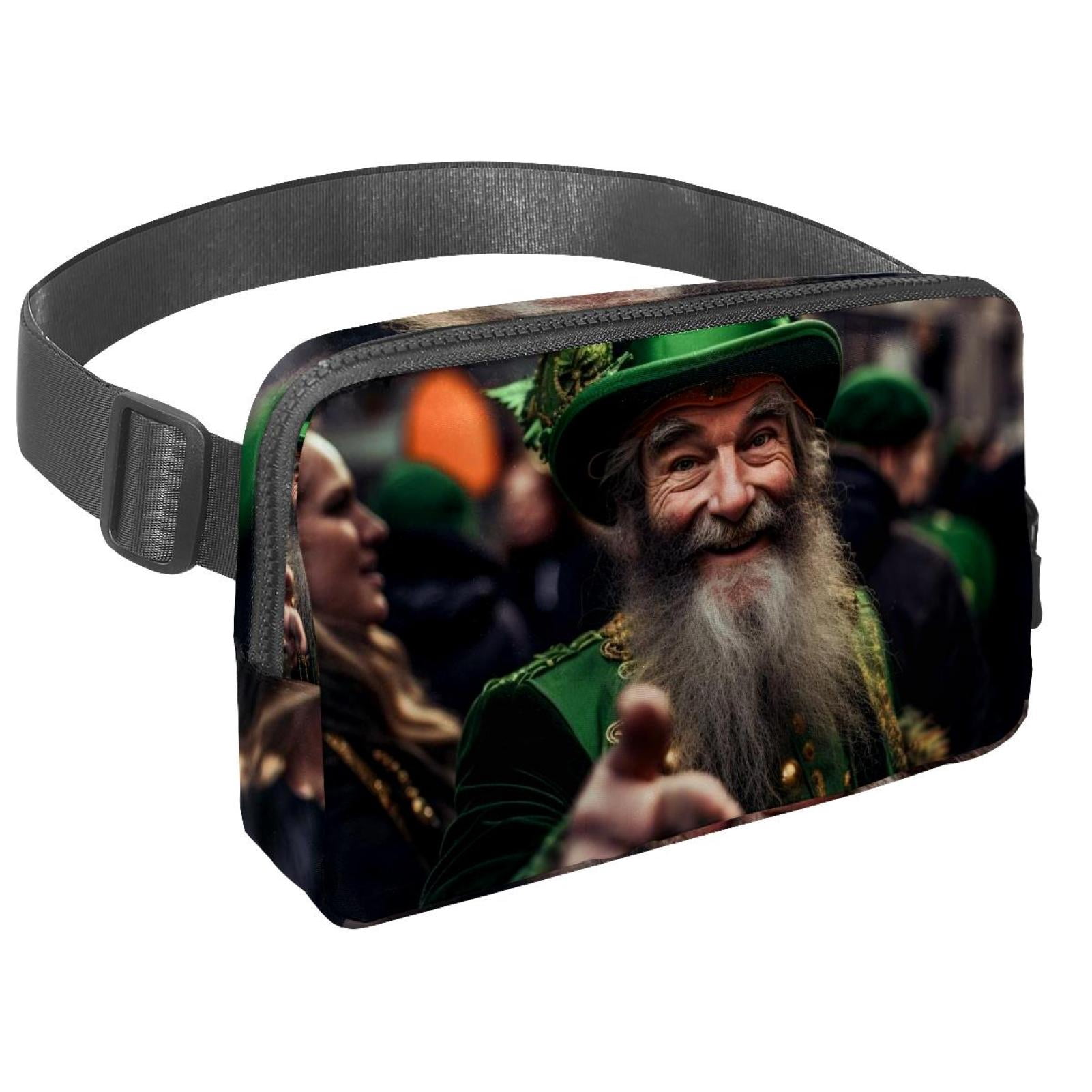 Saint Patrick's Day Adjustable Lightweight Running Belt Waist Bag with Extension Strap for Unisex