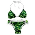 thumbnail image 1 of Saint Patrick's Day Adjustable Strap Bikini Set with Detachable Sponge, Two-Pack - Ideal for All Swim Suit Scenes, 1 of 6