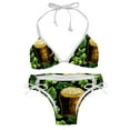 thumbnail image 1 of Saint Patrick's Day Adjustable Strap Detachable Sponge Bikini Set - Two-Pack, for Beach and Pool Parties, 1 of 6