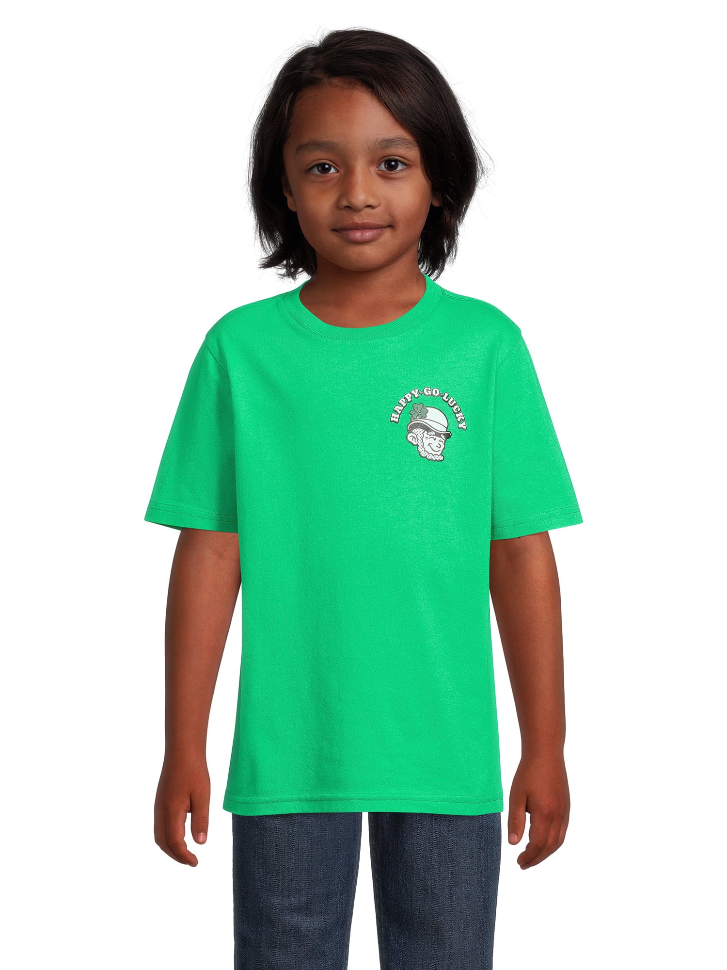 Saint Patrick’s Day Boys Go Lucky T-Shirt, Sizes 4-18 & Husky