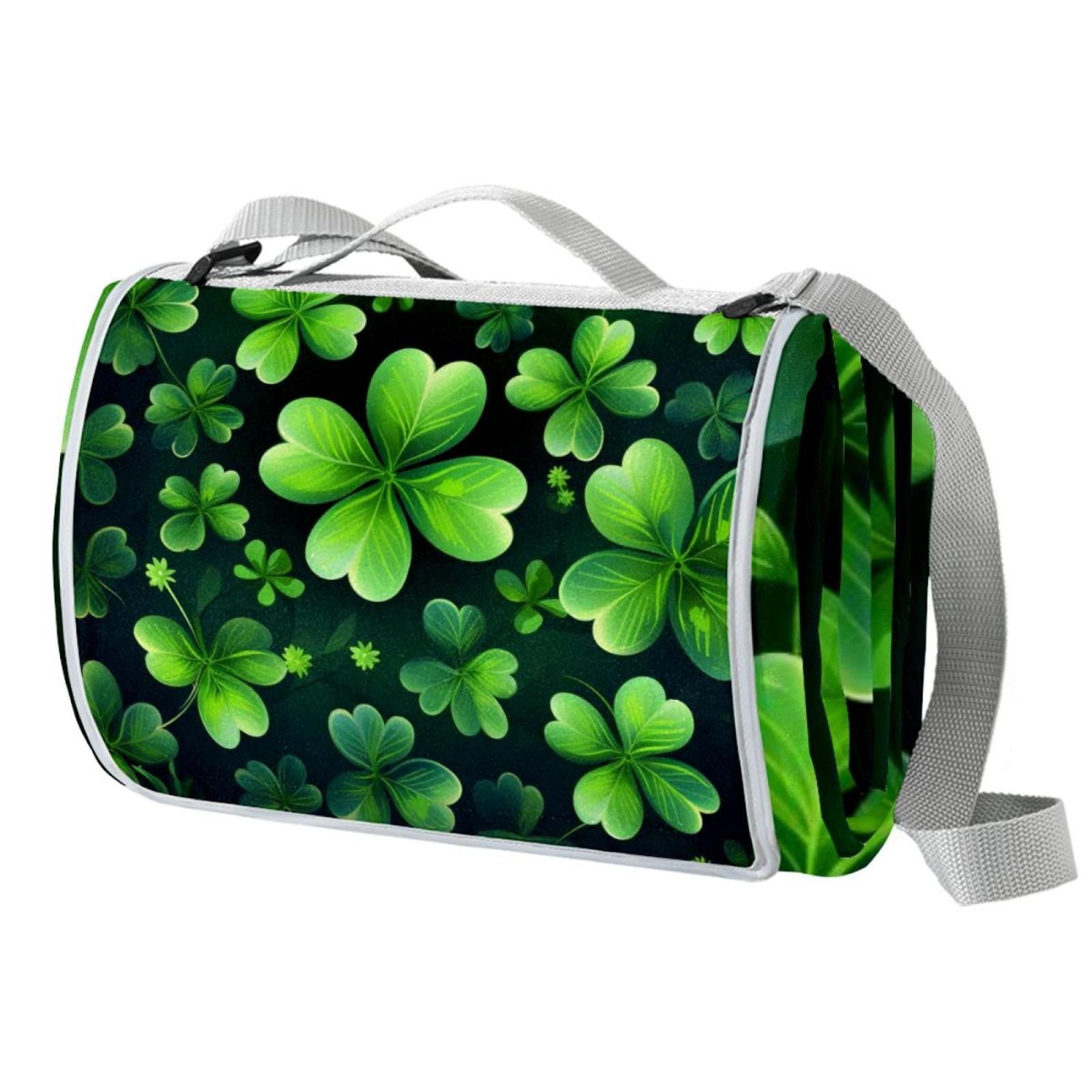 Saint Patrick's Day Canvas Beach Blanket Picnic Mat Oversized Outdoor