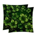 thumbnail image 1 of Saint Patrick's Day Chair Pillow Covers Set with Unique Patterns for Bed and Throw Pillows - Sizes 16x16, 18x18, 20x20 Inches for Various Occasions - Set of 2 Items, 1 of 6