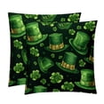 thumbnail image 1 of Saint Patrick's Day Covers Set of 2 with Unique Patterns for Bed, Chair Pillow Covers, Decorative Pillows - Available in 16x16, 18x18, 20x20 Inchesfor Various Occasions, 1 of 6