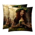 thumbnail image 1 of Saint Patrick's Day Covers Set of 2, Unique Patterns, 16x16 18x18 20x20 Inches for Various Occasions, Decorative Cushion Inserts for Couch and Bed, 1 of 6