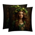 thumbnail image 1 of Saint Patrick's Day Covers Throw Pillow Set - 2 Pack Throw Pillow Inserts Included - Unique Patterns - 16x16, 18x18, 20x20 Inches for Home Decor - Throw Pillow - Decorative Pillows, 1 of 6