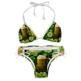 thumbnail image 1 of Saint Patrick's Day Detachable Sponge Adjustable Strap Bikini Set 2-Pack Swimwear Swimsuit Beach Pool Party, 1 of 6