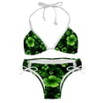 thumbnail image 1 of Saint Patrick's Day Detachable Sponge Adjustable Strap Bikini Set Swim Wear 2-Pack Beach Swimsuit, 1 of 6