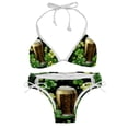thumbnail image 1 of Saint Patrick's Day Detachable Sponge Adjustable Strap Bikini Set Two-Pack - Ideal for Beach & Pool Parties, 1 of 6