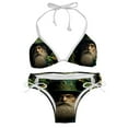 thumbnail image 1 of Saint Patrick's Day Detachable Sponge Adjustable Strap Bikini Set Two-Pack, Ideal for Beach and Pool Parties, 1 of 6