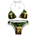 thumbnail image 1 of Saint Patrick's Day Detachable Sponge, Adjustable Strap, Bikini Set Two-Pack Swim Suit – Beach, Pool, Vacation, 1 of 6