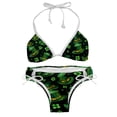 thumbnail image 1 of Saint Patrick's Day Detachable Sponge Adjustable Strap Bikini Set Two-Pack Swim Suit Beachwear Pool Swimwear, 1 of 6