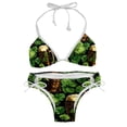 thumbnail image 1 of Saint Patrick's Day Detachable Sponge Adjustable Strap Bikini Set Two-Pack Swim Suits for WomenToolStrip with applicable scenes, 1 of 6