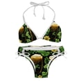 thumbnail image 1 of Saint Patrick's Day Detachable Sponge Adjustable Strap Bikini Set Two-Pack Swim Suits for WomenToolStrip with applicable scenes, 1 of 6