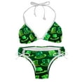 thumbnail image 1 of Saint Patrick's Day Detachable Sponge Adjustable Strap Bikini Set Two-Pack Swimsuit for Women, 1 of 6