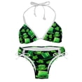 thumbnail image 1 of Saint Patrick's Day Detachable Sponge Adjustable Strap Bikini Set Two-Pack - Versatile Swim Suit Set, 1 of 6