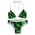 thumbnail image 1 of Saint Patrick's Day Detachable Sponge Adjustable Strap One-Piece Swimsuit Set - Two-Pack, Beach & Pool Ready, 1 of 6