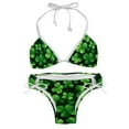 thumbnail image 1 of Saint Patrick's Day Detachable Sponge Adjustable Strap Swimsuit Set - 2 Pack for Beach & Pool Parties, 1 of 6