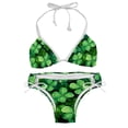thumbnail image 1 of Saint Patrick's Day Detachable Sponge Adjustable Strap Swimsuit Set - 2 Pack for Beach & Pool Parties, 1 of 6