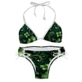 thumbnail image 1 of Saint Patrick's Day Detachable Sponge Adjustable Strap Two-Pack Bikini Set Swimsuits for Women, Swimming Suit Beach Wear, 1 of 6