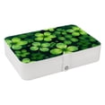 thumbnail image 1 of Saint Patrick's Day Earring Organizer Holder Jewelry Stand, PU Leather with Removable Compartment, Portable, 1 of 6