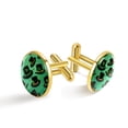 thumbnail image 1 of Saint Patrick's Day Elegant Dress Shirt Clip and Cufflinks Set, Stainless Steel Men's Cufflinks - Suitable for Formal Attire - for Wedding Events, 1 of 6
