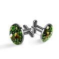 thumbnail image 1 of Saint Patrick's Day Elegant Dress Shirt Cufflinks Set, Men's Stainless Steel Cufflink for Formal Attire, 1 of 6