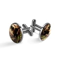 thumbnail image 1 of Saint Patrick's Day Elegant Men's Stainless Steel Cufflink Sets for Formal Attire, Weddings, and Special Events, 1 of 6