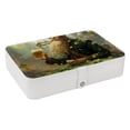 thumbnail image 1 of Saint Patrick's Day Elegant PU Leather Jewelry Box Organizer with Removable Compartment, Portable Jewelry Display & Bracelet Holder, 1 of 6