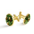thumbnail image 1 of Saint Patrick's Day Elegant Stainless Steel Cufflinks for Men - for Formal Attire, Made for Any Occasion, 1 of 6