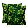 Saint Patrick's Day Elegant Velvet Throw Pillow Covers and Inserts