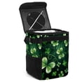 thumbnail image 1 of Saint Patrick's Day Foldable Car Garbage Can with Lid, Leak-proof Mini Trash Can, Hanging Storage Bag - Trash Can for Car, 1 of 6