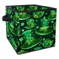 thumbnail image 1 of Saint Patrick's Day Foldable Organizer Bins Storage Containers Storage Bin with Handle, 10.8"x10.5"x10.6", Large Capacity, 1 of 6