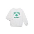 thumbnail image 1 of Saint Patrick's Day Girls Graphic Fleece Sweatshirt with Long Sleeves from Way to Celebrate, Sizes 4-18, 1 of 3