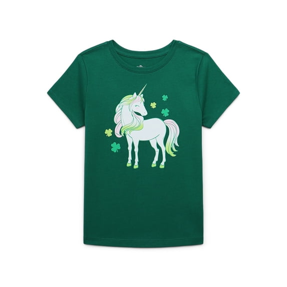 Saint Patrick's Day Girls Graphic Tee from Way to Celebrate, Sizes 4-18