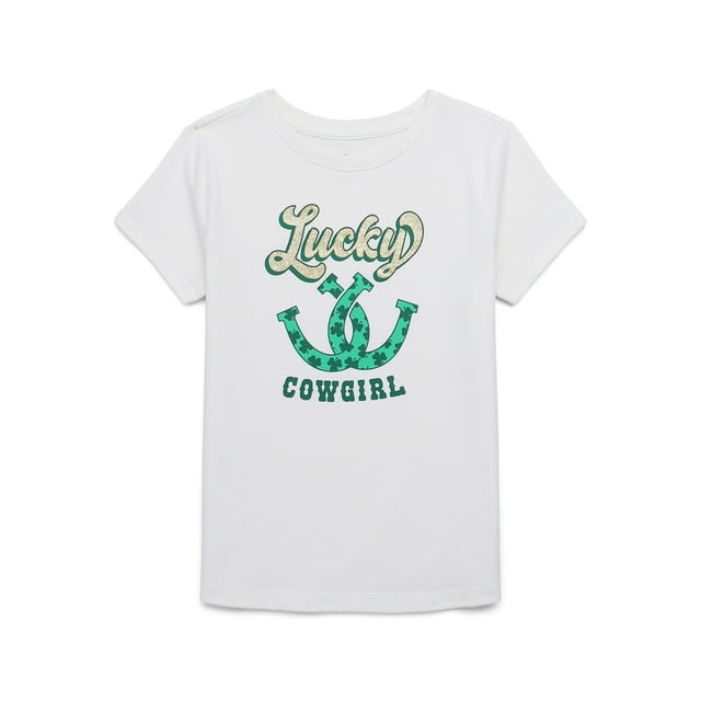 Saint Patrick's Day Girls Graphic Tee from Way to Celebrate, Sizes 4-18