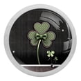 thumbnail image 1 of Saint Patrick's Day Glow-in-the-Dark Round Cabinet Knobs - Fluorescent Drawer Pulls 4-Pack, Suitable for Cabinets, Wardrobes, and Dressers - Furniture Décor with Screws and Handles, 1 of 6