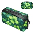 thumbnail image 1 of Saint Patrick's Day Hard Drive Cases Cable Organizer Small Travel Electronic Organizer Charger Case Organizer Oxford Fabric Waterproof Storage Bag for Protecting Electronic Gadgets - 5.9x9.44x3.14 in, 1 of 6
