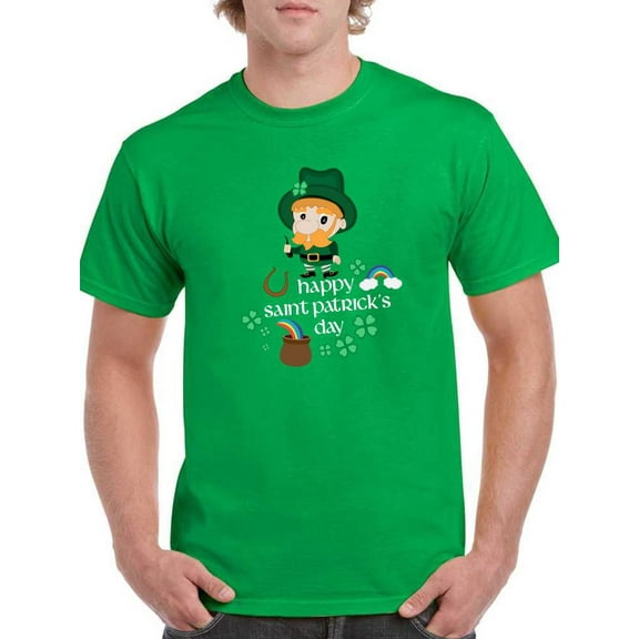 Saint Patrick's Day Icons T-Shirt Men -Image by Shutterstock, Male 3X-Large