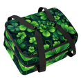 thumbnail image 1 of Saint Patrick's Day Large Capacity Double Layered Insulated Refrigerated Lunch Bag with Two Compartments, Carry Handle - 7.1x11.4x16.1 Inches, 1 of 6
